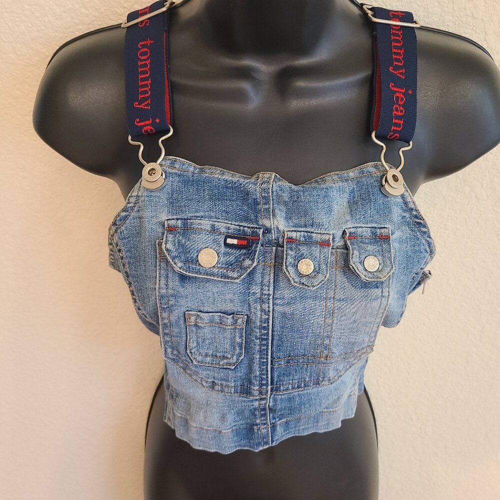 Tommyhillfiger Vintage From the 90s Jean Crop Top!!!!